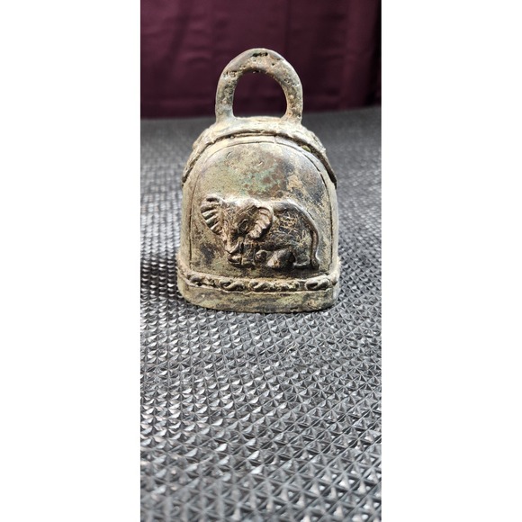 Other - Vintage Bronze Goat Bell Unmarked Small Brown Rustic Farm Animal Patina Decor